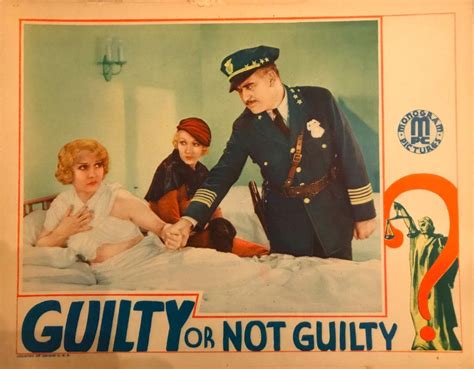 guilty or not guilty 1932